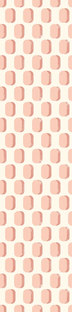 Pillbox© Wallpaper In Flamingo -Drop It Modern Sales pillbox flamingo diy28