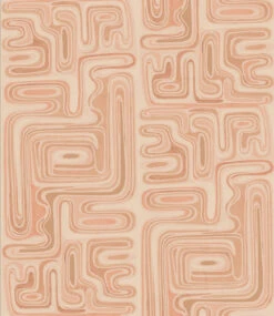 Playhouse© Mural Wallpaper In Clay -Drop It Modern Sales playhouse clay diy52