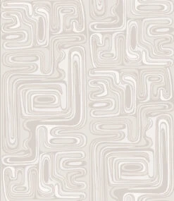 Playhouse© Mural Wallpaper In Grey -Drop It Modern Sales playhouse grey diy52