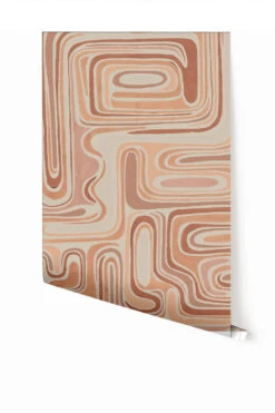 Playhouse© Mural Wallpaper In Mauve