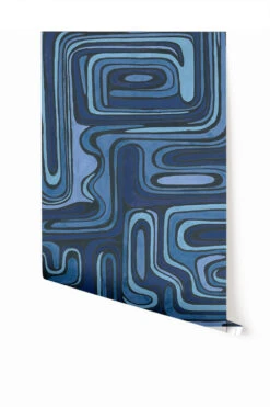 Playhouse© Mural Wallpaper In Navy