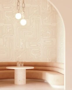 Playhouse© Mural Wallpaper In Putty -Drop It Modern Sales playhouse putty rendering 3