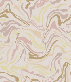 Primal© Multi Mural Wallpaper In Mauve -Drop It Modern Sales primal multi mauve diy52