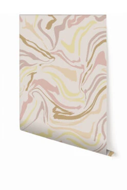 Primal© Multi Mural Wallpaper In Mauve