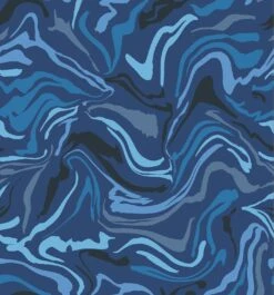 Primal© Multi Mural Wallpaper In Navy -Drop It Modern Sales primal multi navy diy28