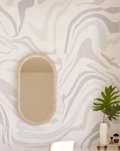 Primal© Multi Mural Wallpaper In Warm Grey -Drop It Modern Sales primal multi warm grey rendering 2