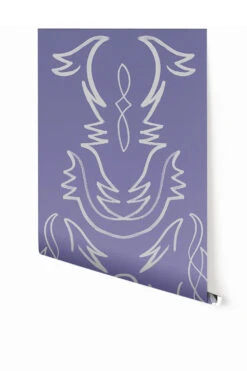 Side Saddle© Wallpaper In Purple Haze