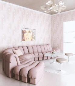 Raceway© Wallpaper In Blush -Drop It Modern Sales raceway finalweb