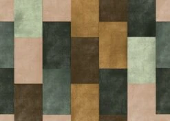 Rectangled© Mural Wallpaper In Autumn -Drop It Modern Sales rectangled autumn diy 28