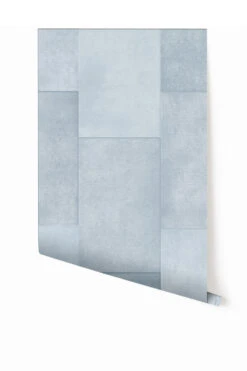 Rectangled© Mural Wallpaper In Blue