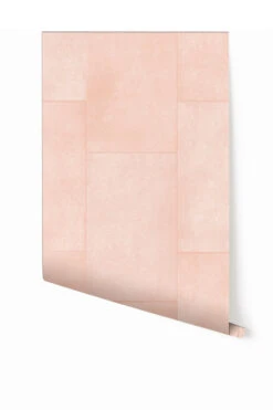 Rectangled© Mural Wallpaper In Blush