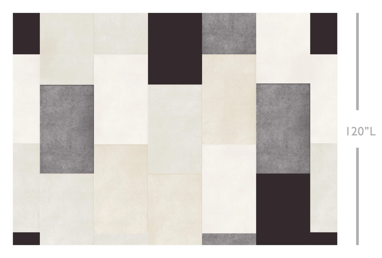 Rectangled© Mural Wallpaper In Ebony 2 Rectangled© Mural Wallpaper In Ebony - Image 2