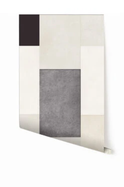 Rectangled© Mural Wallpaper In Ebony