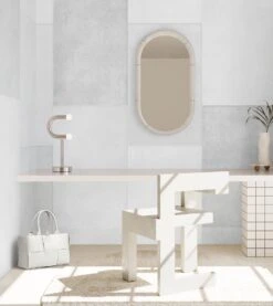 Rectangled© Mural Wallpaper In Grey -Drop It Modern Sales rectangled grey renderingcrop