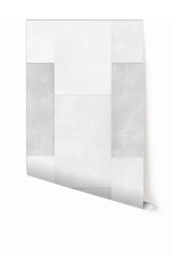 Rectangled© Mural Wallpaper In Grey