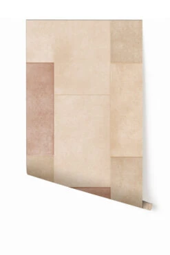 Rectangled© Mural Wallpaper In Mauve