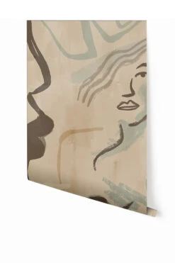 Famke© Mural Wallpaper In Reef