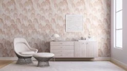 Kelp© Wallpaper In Pink -Drop It Modern Sales remakesceneMatissefinal5