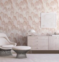 Kelp© Wallpaper In Pink -Drop It Modern Sales remakesceneMatissefinal5 crop