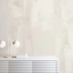 Rock Steady© Mural Wallpaper In Sand -Drop It Modern Sales rock steady sand rendering