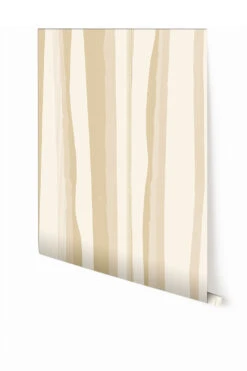 Longitude© Mural Wallpaper In Sand