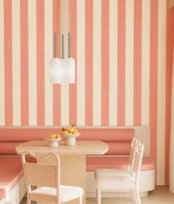 Santorini© Mural Wallpaper In Melon -Drop It Modern Sales santorini melon renderingcrop