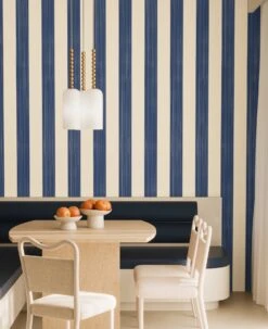 Santorini© Mural Wallpaper In Nautical -Drop It Modern Sales santorini nautical renderingcrop