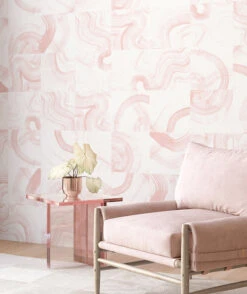 Sediment #3© Wallpaper In Blush -Drop It Modern Sales sediment 3 Blush instagramcrop