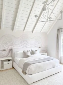 Sediment #4© Mural Wallpaper In Creamy Grey -Drop It Modern Sales sedimentcement1