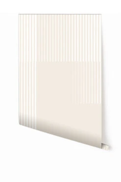 Seismic© Mural Wallpaper In Creme