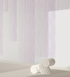 Seismic© Mural Wallpaper In Lavender 8 Seismic© Mural Wallpaper In Lavender -Drop It Modern Sales seismic lavender renderingcrop