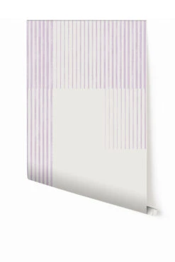 Seismic© Mural Wallpaper In Lavender