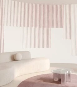 Seismic© Mural Wallpaper In Petal -Drop It Modern Sales seismic petal renderingcrop