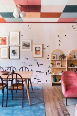 Shape Shifter© Mural Wallpaper In Blush -Drop It Modern Sales shape shifter 5