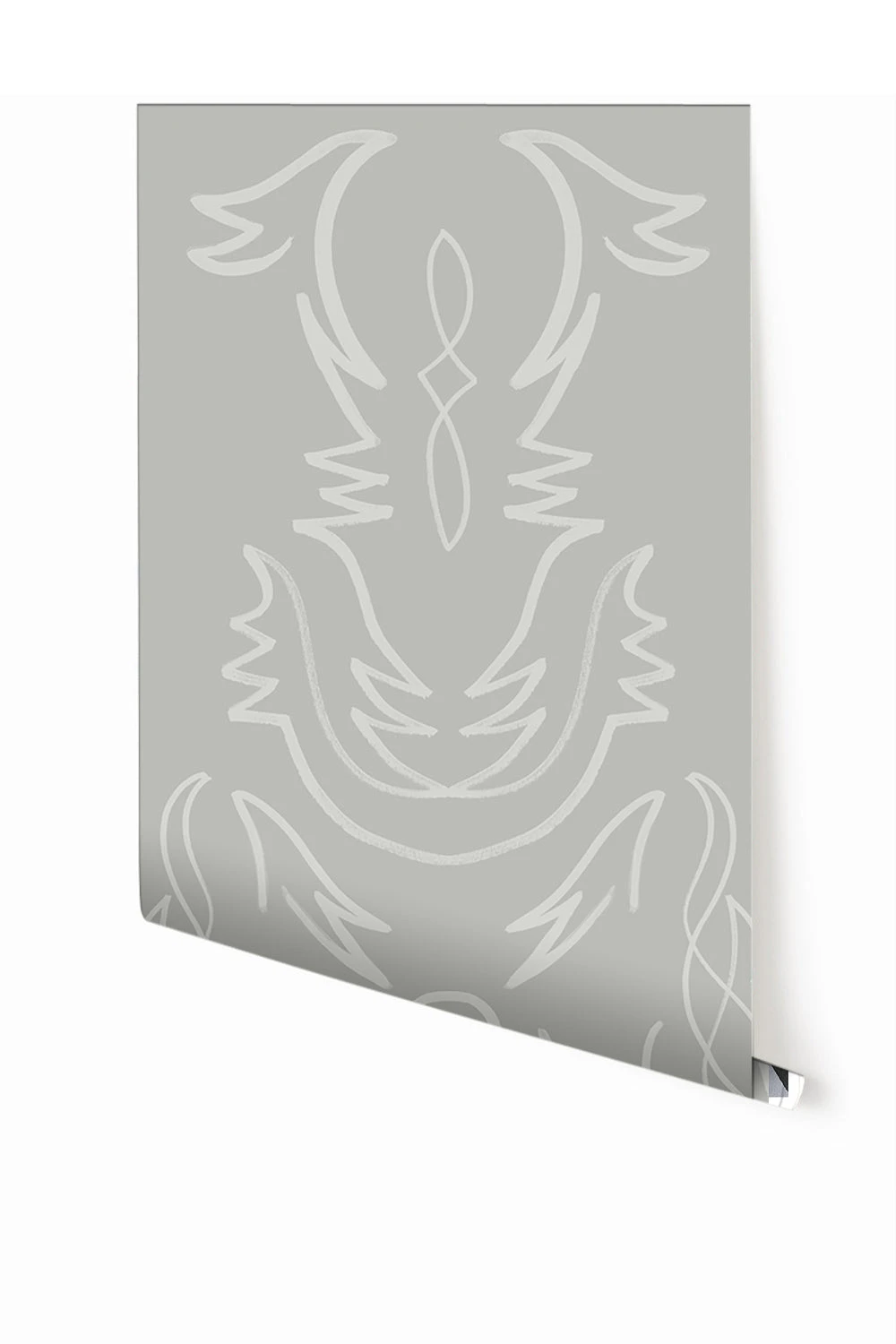 Side Saddle© Wallpaper In Sky Grey 1 Side Saddle© Wallpaper In Sky Grey