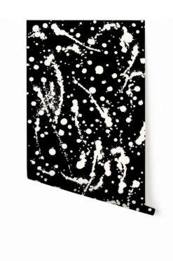 Spot On© Wallpaper In Black