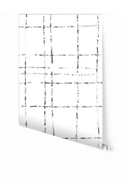 Stitch© Mural Wallpaper In Black + White