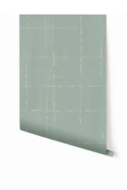 Stitch© Mural Wallpaper In Teal