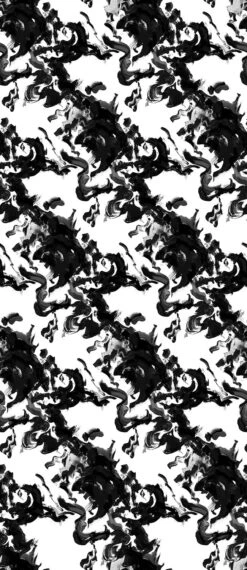 Tempest© Wallpaper In Black + White -Drop It Modern Sales tempest black white diy52copy