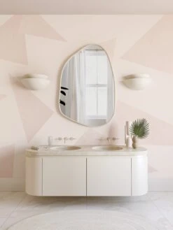 Terrazzo© Wallpaper In Blush 8 Terrazzo© Wallpaper In Blush -Drop It Modern Sales terrazzo blush rendering
