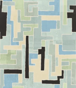 Tetris© Mural Wallpaper In Atlantis -Drop It Modern Sales tetris atlantis diy52