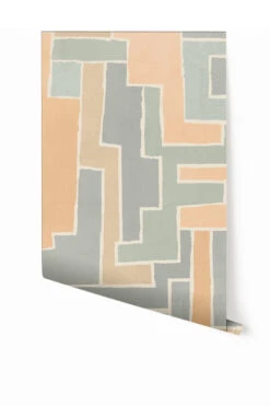 Tetris© Mural Wallpaper In Capri