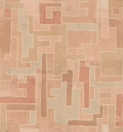 Tetris© Mural Wallpaper In Clay -Drop It Modern Sales tetris clay diy28