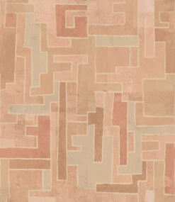 Tetris© Mural Wallpaper In Clay -Drop It Modern Sales tetris clay diy52