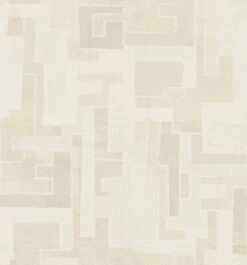 Tetris© Mural Wallpaper In Creme -Drop It Modern Sales tetris creme diy28