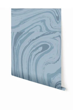 Crystalline© Wallpaper In Denim