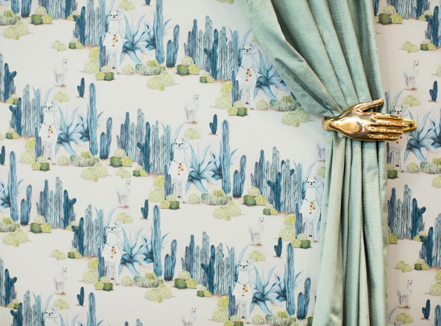 Desert Llama© Wallpaper In Cactus 14 Desert Llama© Wallpaper In Cactus - Image 14