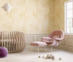 Tulle© Wallpaper In Yellow -Drop It Modern Sales tulle yellow crop web