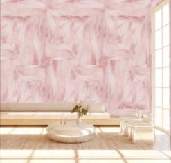 Tulle© Wallpaper In Blush 12 Tulle© Wallpaper In Blush -Drop It Modern Sales tulleblushrender02