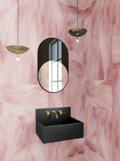 Tulle© Wallpaper In Blush 13 Tulle© Wallpaper In Blush -Drop It Modern Sales tulleblushrendering03